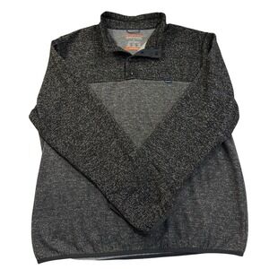 Hawke & Co. Outfitter Pullover Gray Long Sleeve‎ Mens Casual